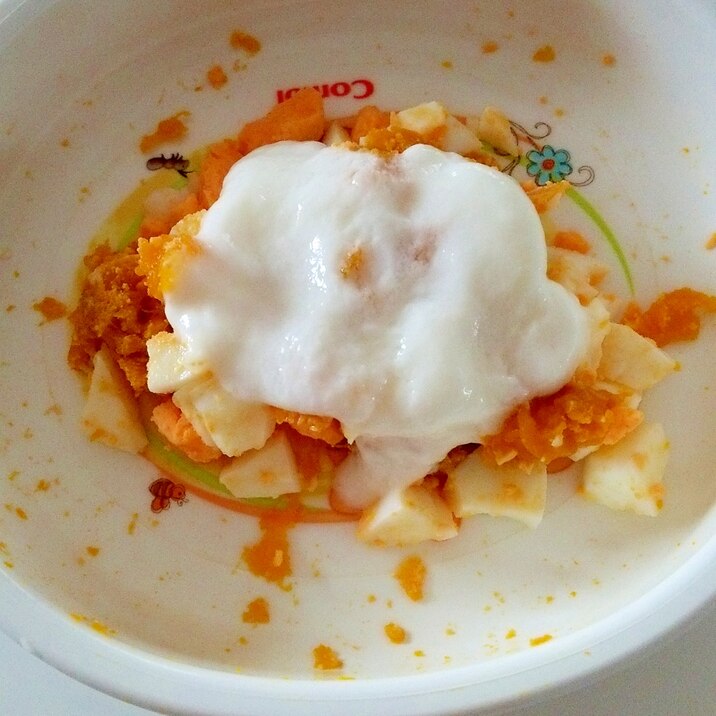 離乳食 かぼちゃと卵のヨーグルトサラダ レシピ 作り方 By さとmin 楽天レシピ 離乳食 かぼちゃと卵のヨーグルトサラダ レシピ 作り方 By さとmin 楽天レシピ